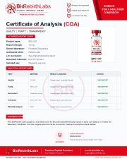 BPC-157 Certificate of Analysis thumbnail